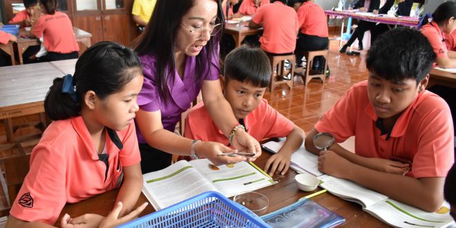 คณะกรรมการติดตามผลการดำเนินงานภายใต้ โปรแกรม T-SIP เครือข่าย อบจ. ขอนแก่น และผู้เชี่ยวชาญ เข้าร่วมสังเกตชั้นเรียน