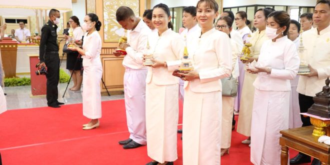 “บุญคิดฮ่ำ นำฮอยพระธรรมะเจ้า” กิจกรรมสัปดาห์ส่งเสริมพระพุทธศาสนา “วัOอาสาฬหบูชาและวันเข้าพรรษา”