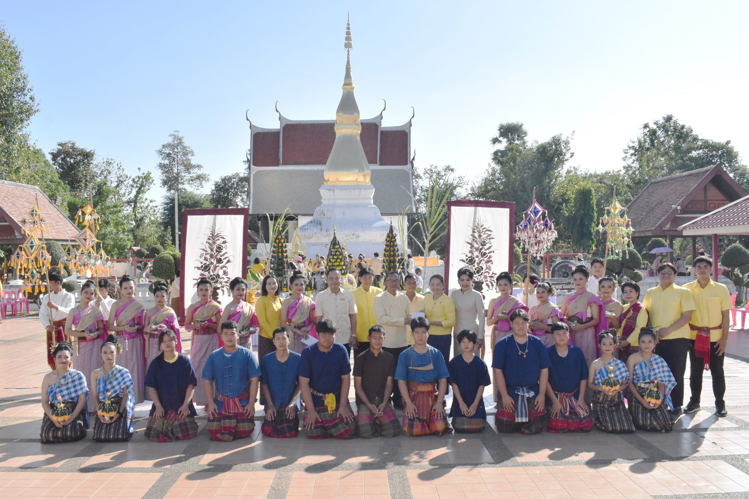 ร่วมพิธีบวงสรวงองค์พระธาตุขามแก่น ประจำปี​ 2567​